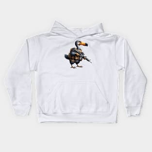 Tactical Dodo Bird Kids Hoodie